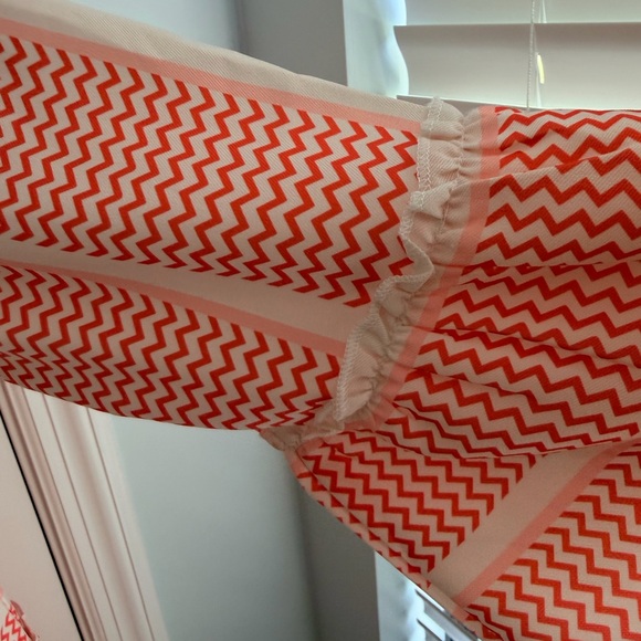 Mazik Orange & White Patterned Dress - Picture 9 of 10